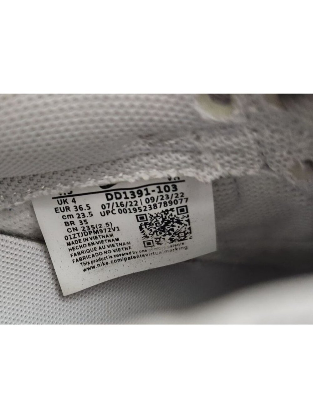 Nike Youth 4.5 Nike Dunk Low 'Grey Fog' Sneakers - Picture 4 of 7